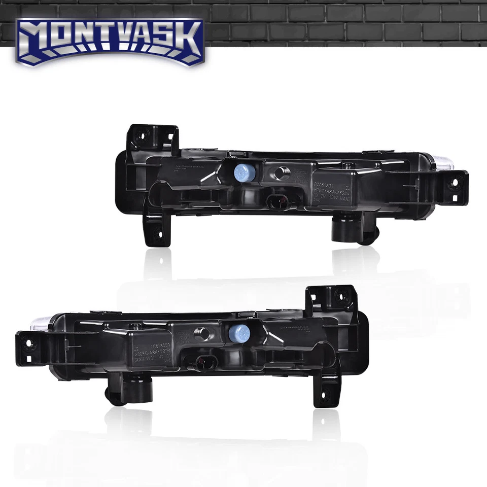 Luces antiniebla LED DRL negras aptas para BMW Serie 5 G30 G31 G38 520i 530i 540i 16-20 Foto 2 de 4