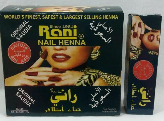 Jual Rani Nail Henna Saudi 1Box 12 Pcs / Oleh oleh Haji Umroh Bandung di  Seller Toko Alfatihhaji - Padasuka, Kota Cimahi | Blibli
