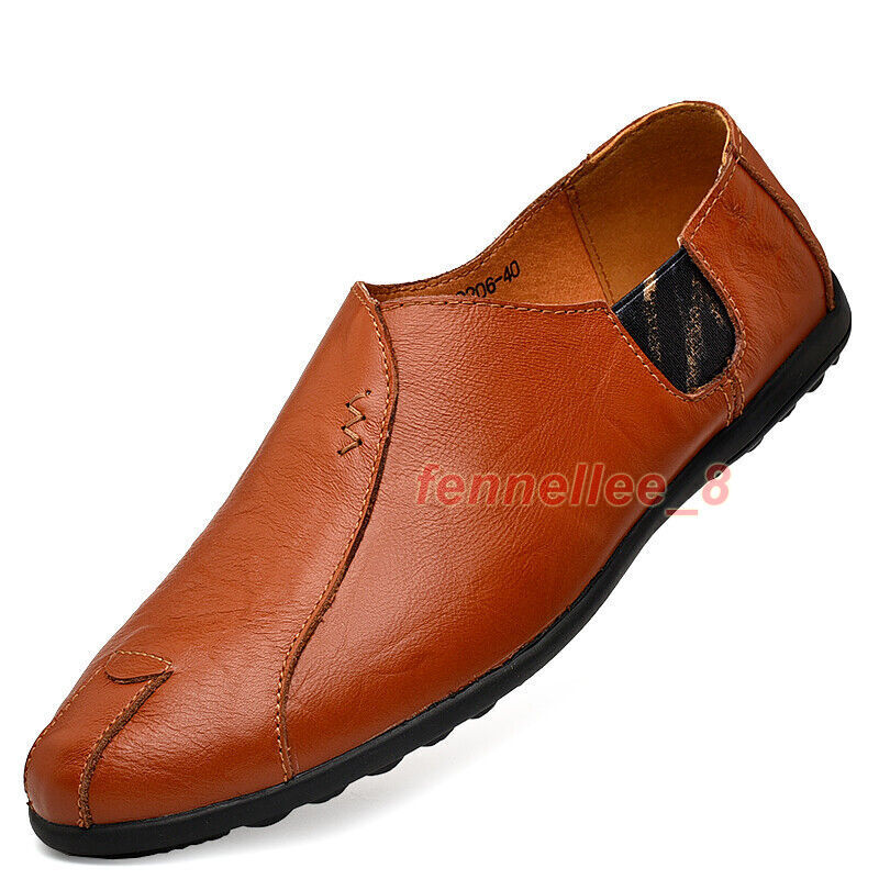 SALOMON Mocassini in pelle italiana da uomo scarpe casual slip on sneakers pigre calzature da passeggio