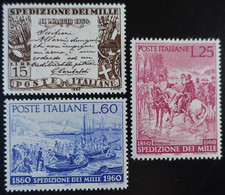 TIMBRES D'ITALIE - EXPÉDITION des MILLE N°809/811 NEUF ** LUXE MNH