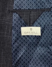 Oak Hill Blazer Mens Size 3XL 54/56 Navy 2 Button Sport Coat Stretch