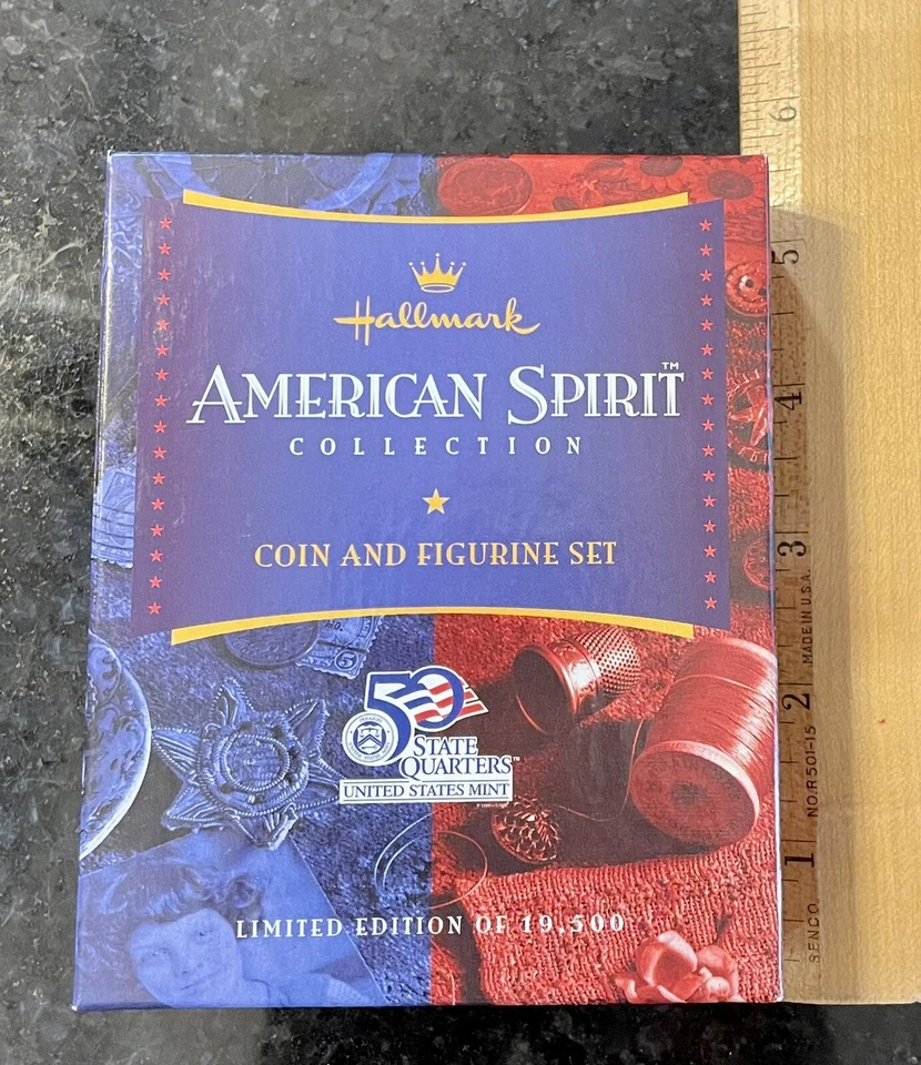 HALLMARK LIMITED ED. VERMONT STATE QUARTER W/PEWTER LEAF CLUSTER #6412/19500 - Image 2 of 4