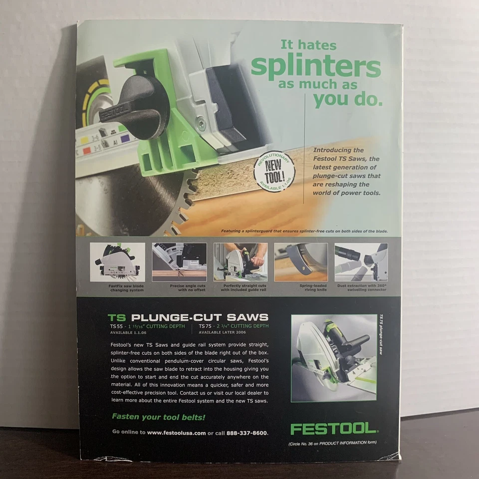 Vintage Woodworker’s Journal February 2006 Presidential Woodworkers Jimmy Carter - Image 2 of 4