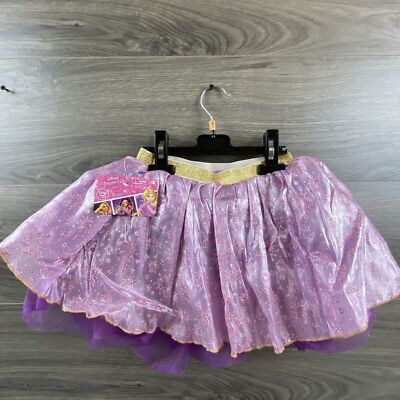 Disney Princess Rapunzel Child Small 4-6 Sequin Skirt Taffeta Tulle Purple
