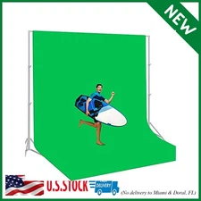 12 X 10 FT Large Green Screen Backdrop for Photography, GreenScreen Background f