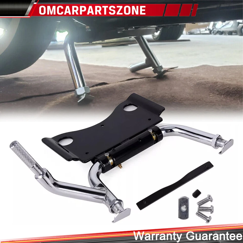 Adjustable Chrome Center Stand #91573-09A for Harley Road King Glide 2009-2025 - Image 4 of 4