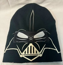 Star Wars Darth Vader Black Knit Beanie Hat Mask