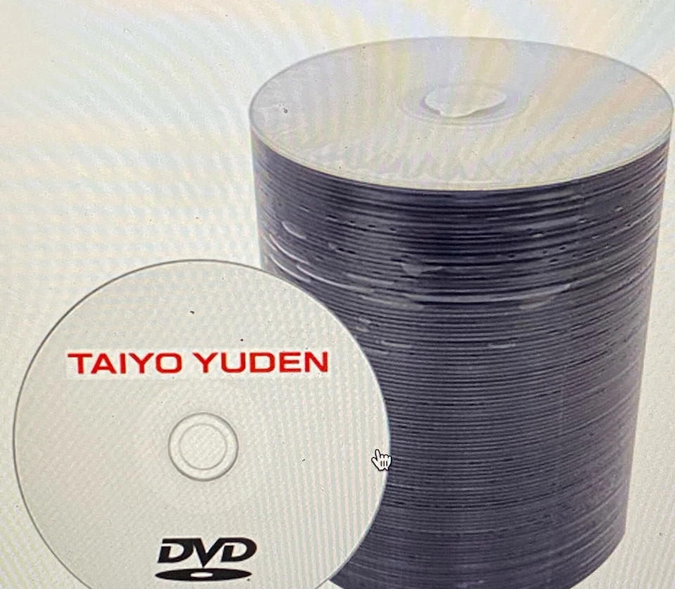 JVC(J-DMR-WPP-SK16) 16X DVD-R 4.7 GB White Inkjet Hub Printable Media - 100 Pack - Image 3 of 4