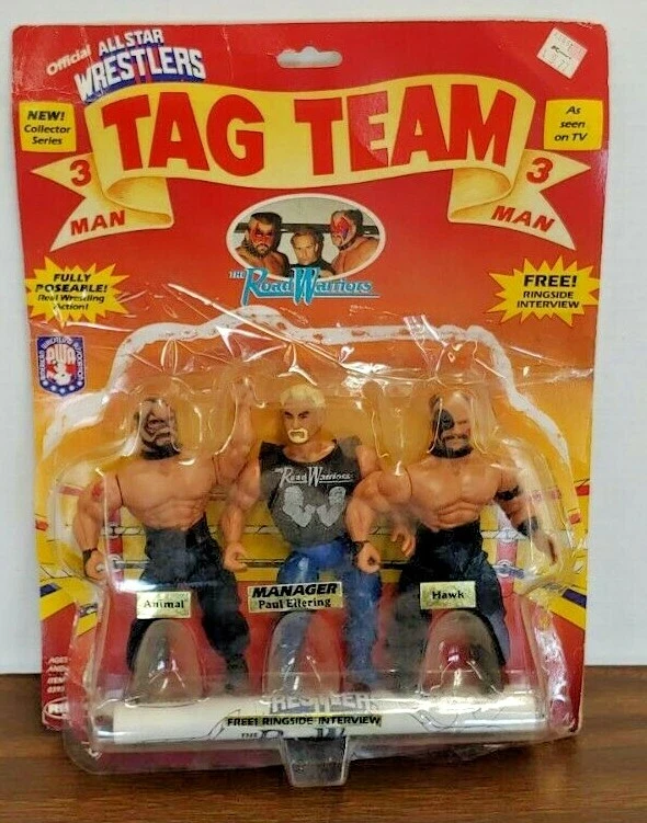 ホークウォリアーWWEプロレスフィギュア ロードウォリアーズ アニマル&ホーク LOD WWF Ljn インスパイア