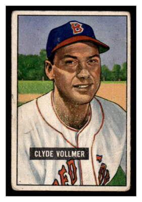 1951 Bowman Baseball #91 Clyde Vollmer      127E