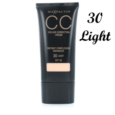 3 × Max Factor USA CC Farbkorrekturcreme LSF 10 30ml - 30 Light