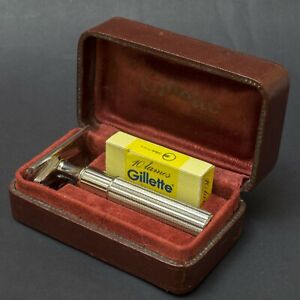 Gillette Tech French Set 1950 With Case Made In England Ebay