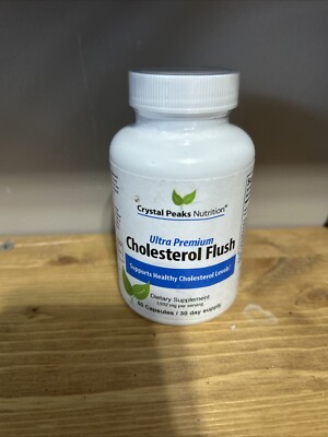 CRYSTAL PEAKS NUTRITION Cholesterol Flush 60 Capsules 10-2028