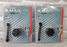 Lot of 2 Maglite Mini 2 Cell AA Flashlight Accessory Pack AM2A016 (AM2A016L)