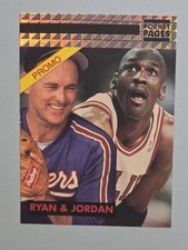 1993 Pocket Pages #56 Michael Jordan/Nolan Ryan FREE SAMPLE PROMO Oddball Card