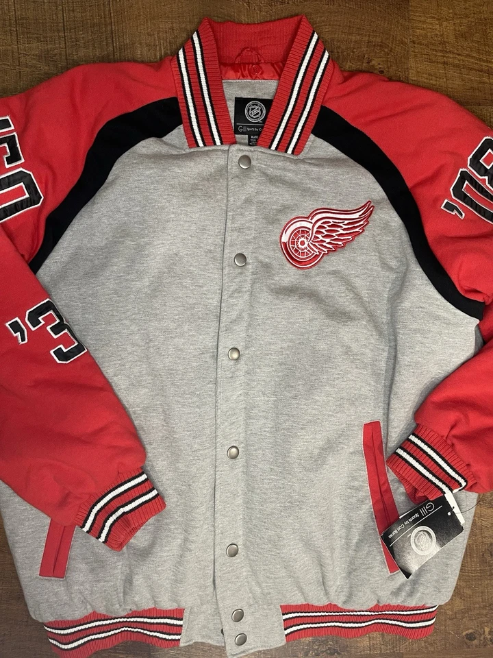 Vtg G-III Sports By Carl Banks NHL Detroit Redwings Stanley Cup Champions Jacket - Image 2 of 4