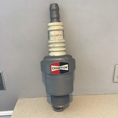 vintage Champion Large plastic Spark Plug store display