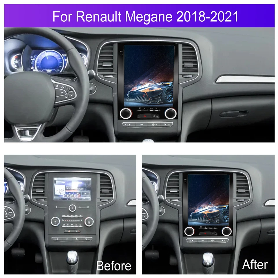 4+64GB Android15 Carplay Autoradio GPS Navi Für Renault Megane IV 2015-2022 DAB+ - Bild 3 von 4