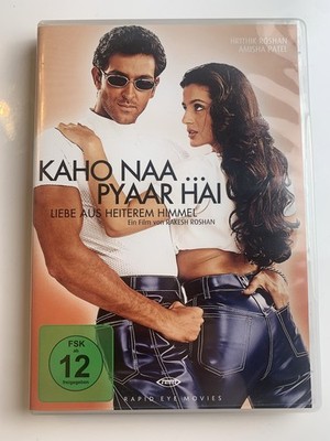 Kaho Naa Pyaar Hai - Liebe Aus Heiterm Himmel Bollywood DVD Auf Deutsch H.Roshan