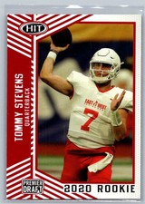 Tommy Stevens 65 2020 SAGE HIT Red Mississippi State Bulldogs Card
