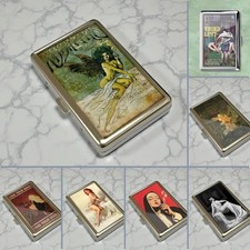 Vintage Cigarette Case/Card Holder Wallet Gift Versatile Anti-Theft Cash Case