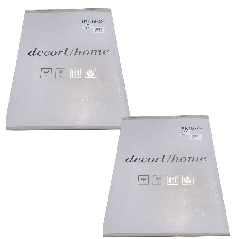 2 Pack decorUhome Picture Frames 18x24 Black Wall Hanging Poster Frame