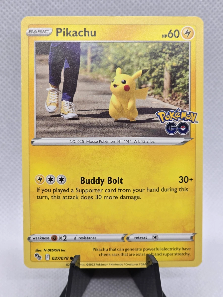Pikachu 027/078 Pokémon GO for sale | eBay