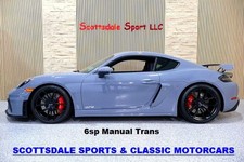 2023 Porsche 718 GT4 MANUAL ARCTIC GREY...5,355 Miles...Rare 6sp Manual