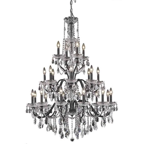 Elegant Lighting St. Francis 36" 24 Light Royal Crystal Chandelier - Picture 1 of 1
