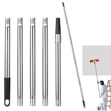 Extension Pole 71inch Adjustable Paint Rollers Brush Extension Pole 5 Pieces ...