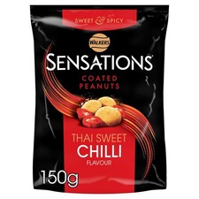 Walkers Thai Sweet Chilli Coated Sharing Peanuts 150g