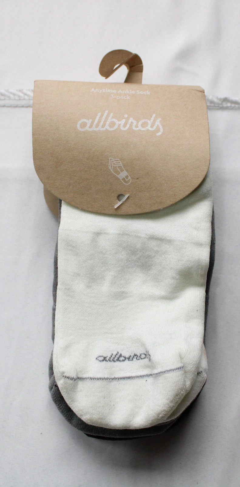 Allbirds Unisex 3-Pack Cushioned Anytime Ankle Socks ZG3 Multicolor Large NWT