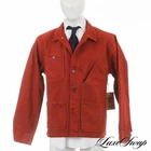 #1 MENSWEAR NWT Tellason Made in USA Burnt Rust Henna Canvas Chore Coat XL NR