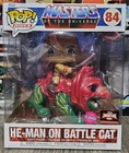 Funko Pop! Rides: Masters of the Universe He-Man On Battle Cat Flocked