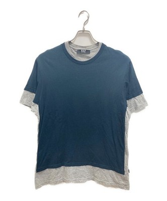 RAF BY RAF SIMONS Layered design cut and sew Size: 48 Men Black