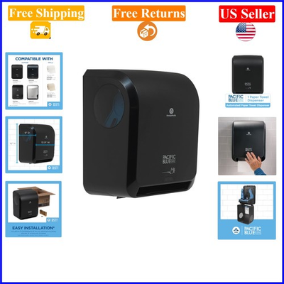 #ad #ad Pacific Blue Ultra 8quot; Touchless Paper Towel Dispenser Black Wall Mount $70.16
