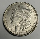 AU 1896-P Morgan Silver Dollar (all original!), Almost UNCIRCULATED