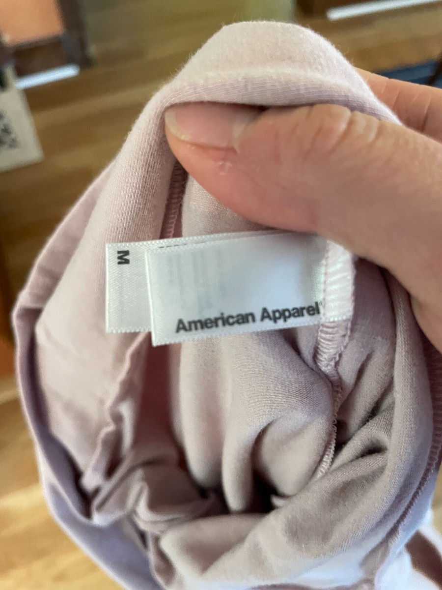 American Apparel light pink stretch cotton halter dress - Medium | eBay