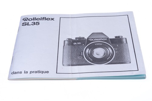 Original Rolleiflex 3.5F Instruction Book Manual en Français | UK
