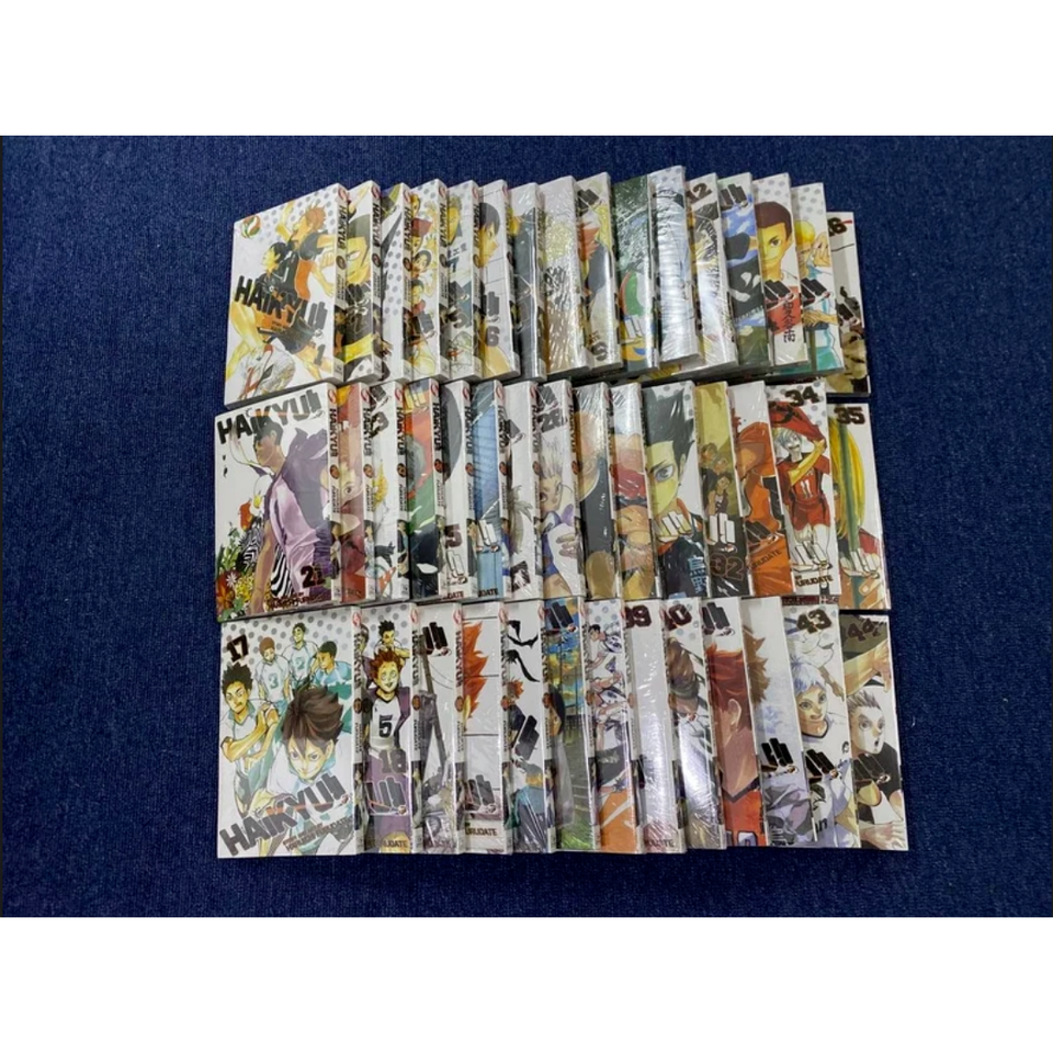 New HAIKYUU Manga Full Set Vol 1-45 English Version Haruichi