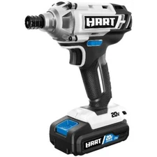 HART 20-Volt Cordless Impact Driver Kit w/ 1.5Ah Lithium-Ion Battery