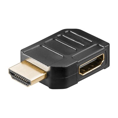 HDMI 4K Winkeladapter 60Hz rechts gewinkelt A-Stecker 90° auf A-Buchse 2160p
