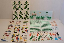 Mrs Grossmans Stickers Lot Animals Bugs Ivy Grass Mice Birds Nature Scrapbooking