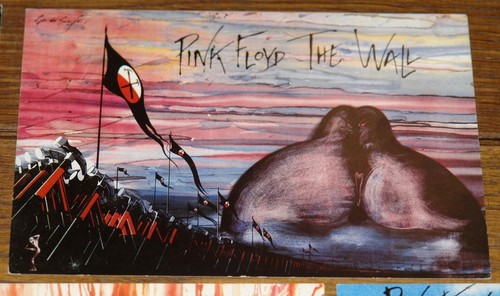 PINK FLOYD THE WALL AUTHENTIC ORIGINAL FULL SET OF 6 EARLS COURT POSTCARDS 1981 - Picture 5 of 10