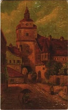 Old postcard postcard Rothenburg - The Rothenburg bay window GERMANY (1074697)