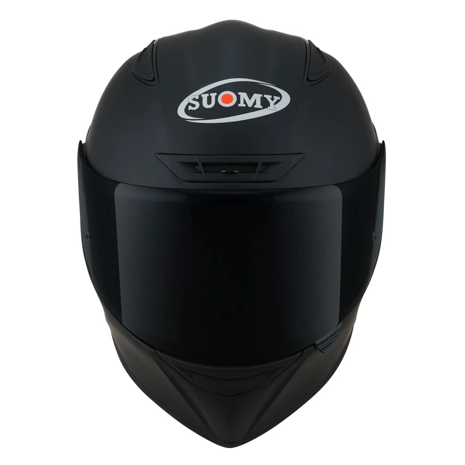 Suomy Track-1 Helmet - Plain Matte Black - Choose Size Foto 3 de 4