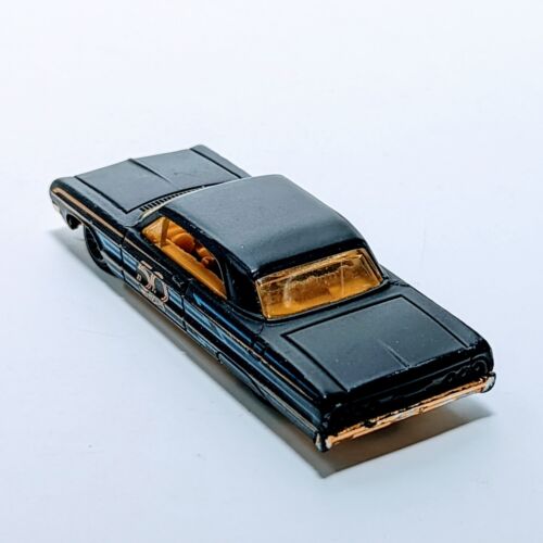 Hot Wheels flat black ’64 Impala, with Anniversary decoration along the side. It - Picture 2 of 5