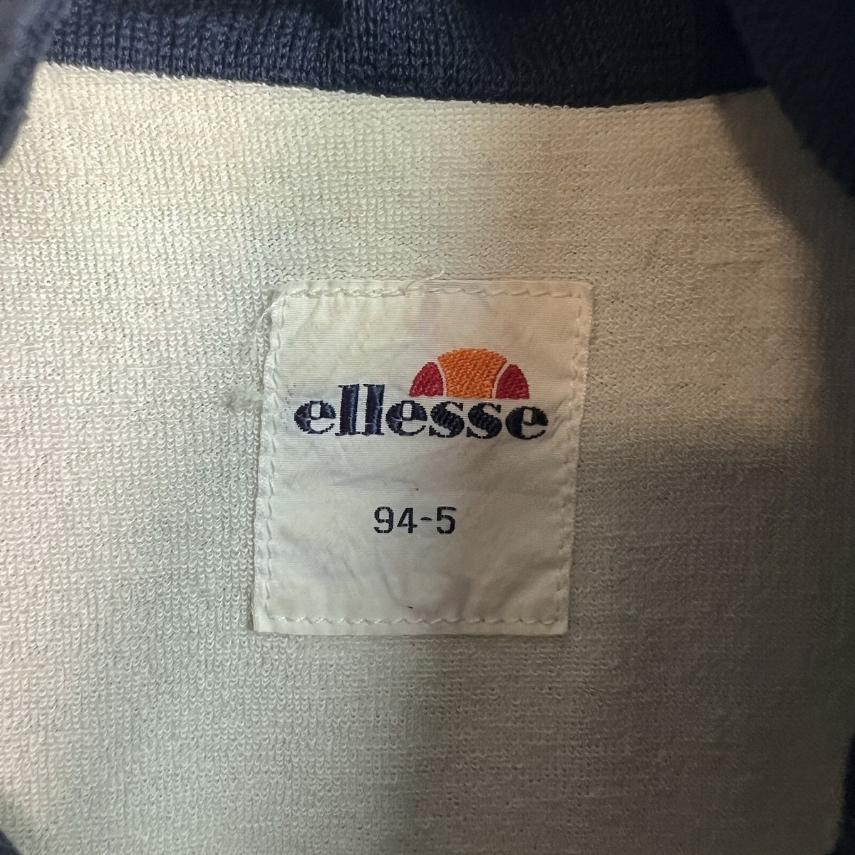 Vintage 80s Ellesse Tennis Pro Team Track Jacket Adult Fits