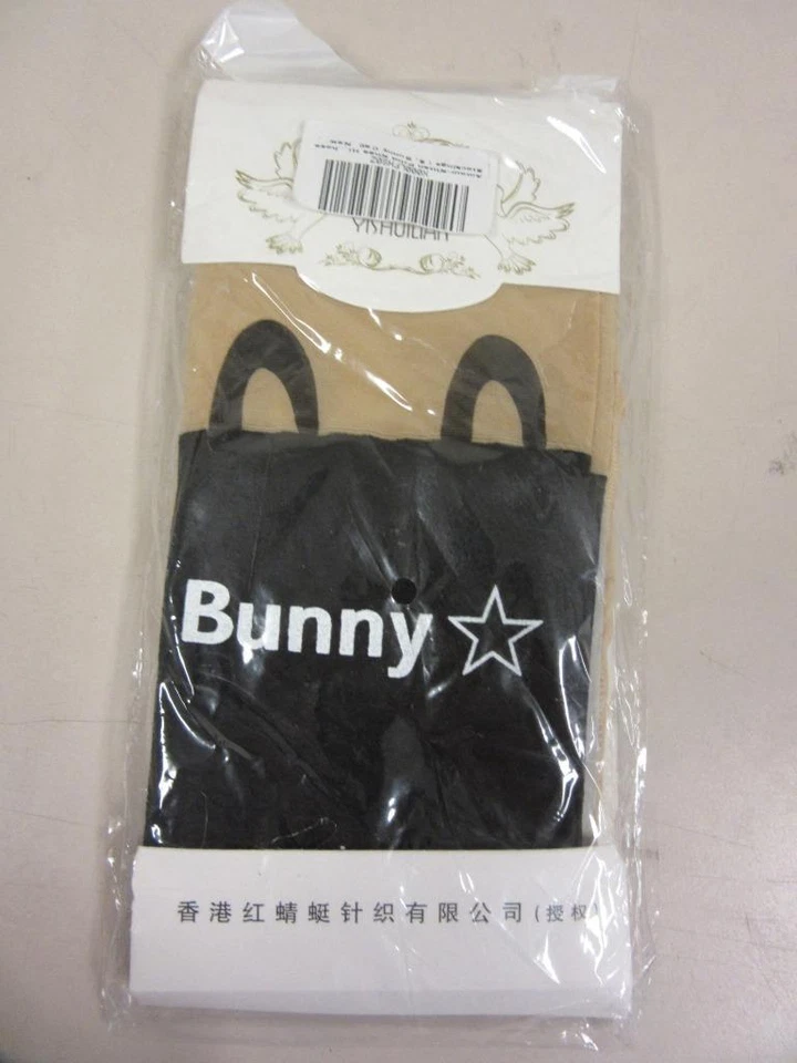 Medias pantimedias tatuaje conejito lindo animal Yishuilian M-XXXL Foto 2 de 3