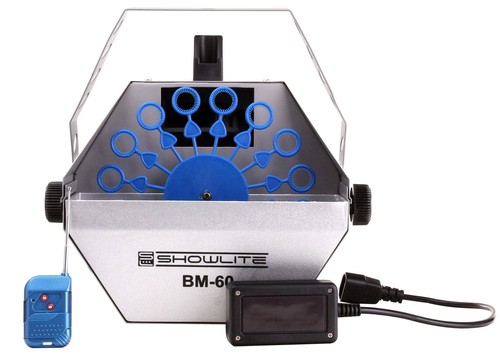 Máquina de pompas de jabón DJ PA Disco Bubble Machine control remoto 1L líquido UV amarillo - Imagen 2 de 9